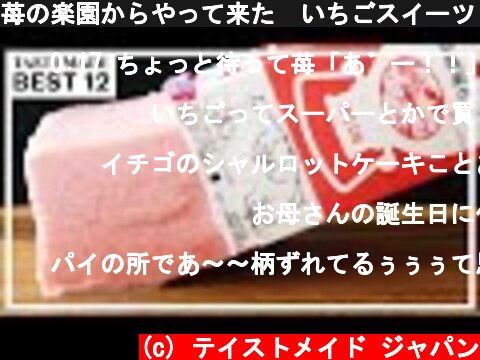 苺の楽園からやって来た🍓いちごスイーツレシピ BEST12  (c) テイストメイド ジャパン